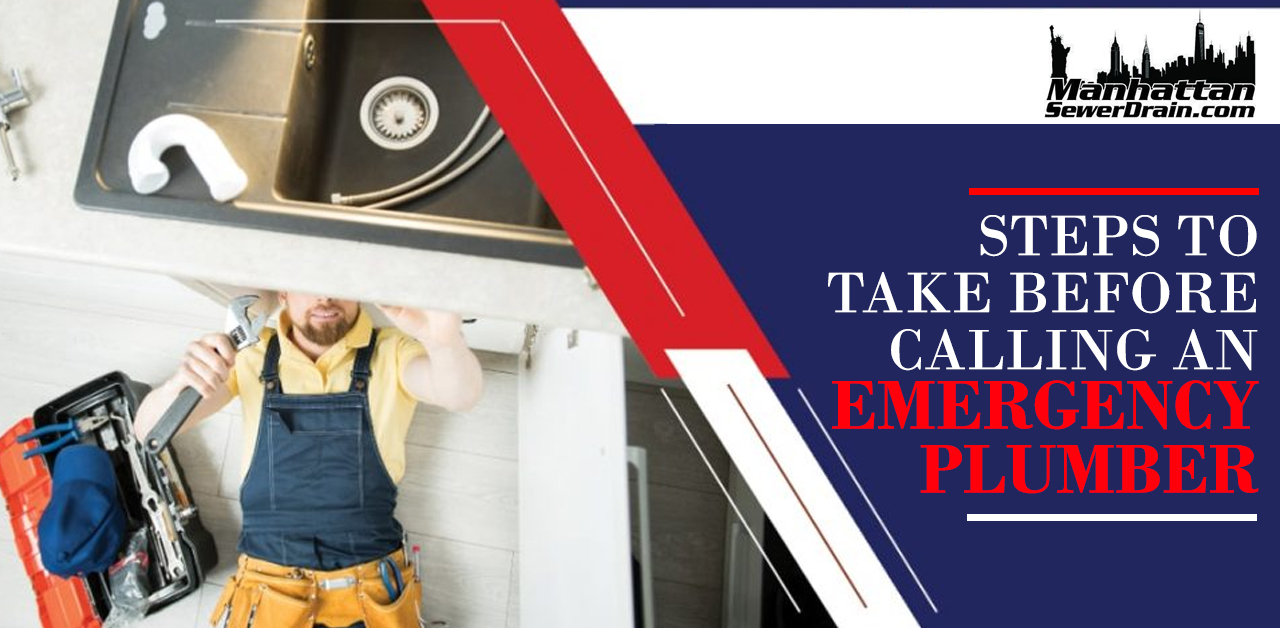 emergency plumber in Manhattan, NY