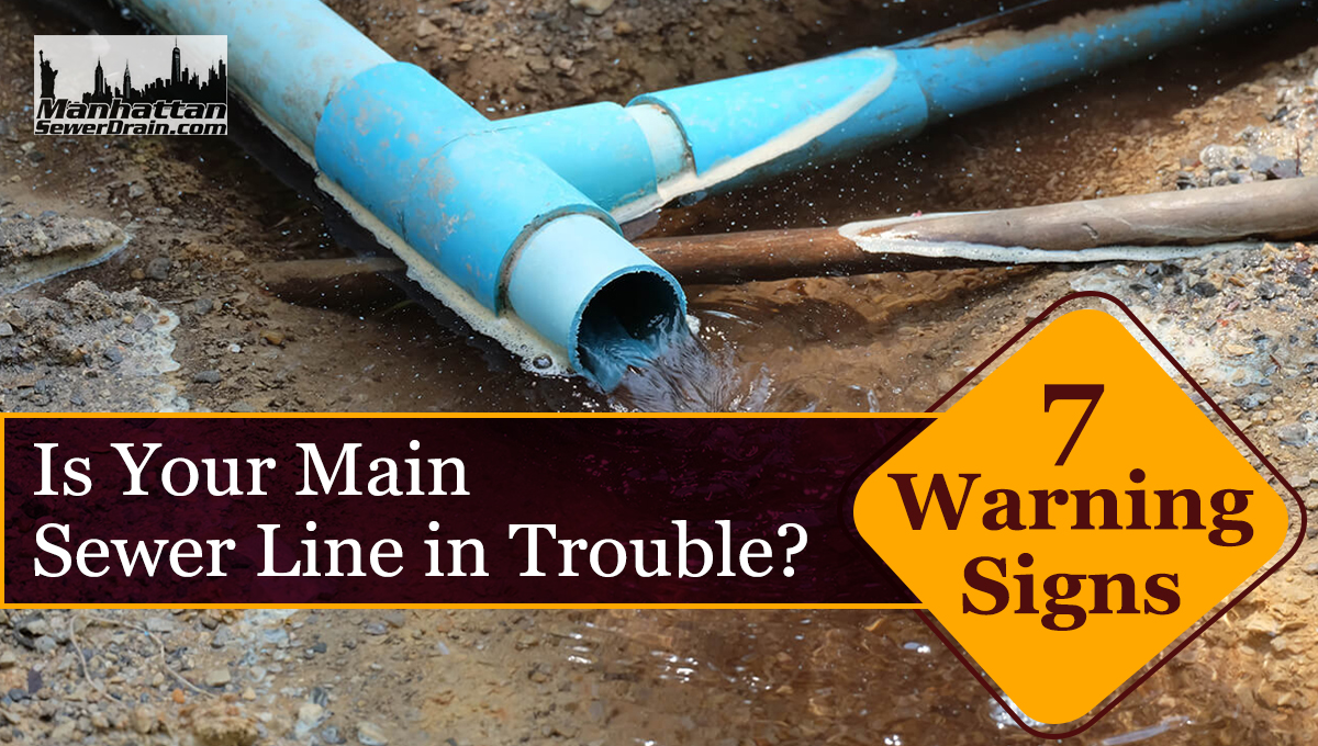 clogged drain in Manhattan NY